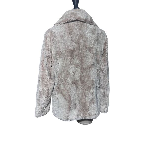 Halogen Blush Faux Fur Jacket Small - Picture 4 of 6